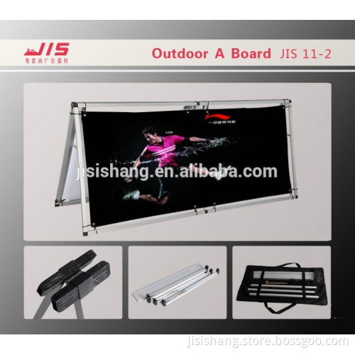 JIS11-2, Hot sales in EU Double-sided Aluminium Outdoor mast poster stand